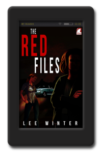 Cover of the lesbian romantic suspense The Red Files by Lee Winter