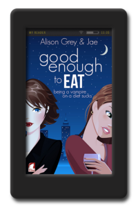 Cover of the lesbian vampire romance Good Enough to Eat by Jae