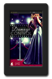 Cover of the lesbian slow-burn romance. Damage Control by Jae